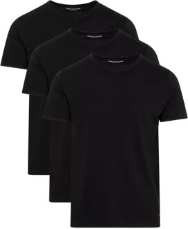 Tommy Hilfiger Stretch V-neck Shirts Heren (3-pack) zwart - L