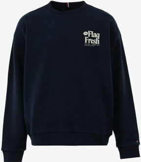 Tommy Hilfiger Sweater FUN donker blauw - 140/10J;152/12J;164/14J;176/16J