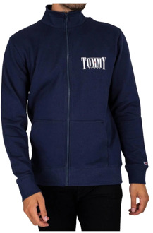 Tommy Hilfiger Sweatshirt met rits Tommy Hilfiger , Blue , Heren - S