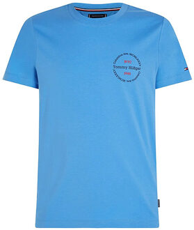 Tommy Hilfiger T-shirt 34390 blue spell Blauw - XXL