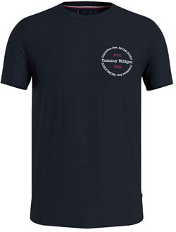 Tommy Hilfiger T-shirt 34390 desert sky Blauw - XL