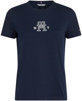 Tommy Hilfiger T-shirt Blauw - XS