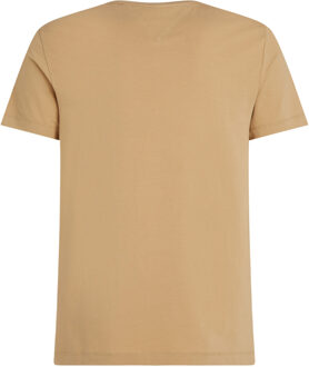 Tommy Hilfiger T-shirt Classic Khaki  XL Beige, Bruin