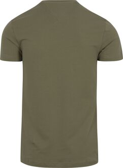 Tommy Hilfiger T-shirt Essential Army Donkergroen