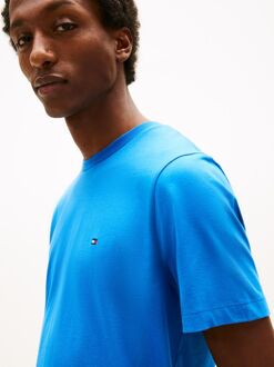 Tommy Hilfiger T-shirt Essential Orbit Blauw - L,M,S,XL,XXL