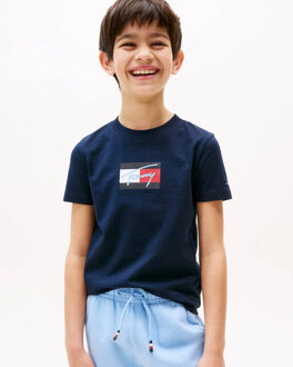 Tommy Hilfiger T-shirt kb0kb09725 Blauw - 164