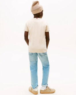 Tommy Hilfiger T-shirt kb0kb10051 - maat 164 Beige