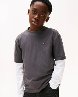 Tommy Hilfiger T-shirt kb0kb10056 Zwart - 152