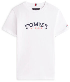 Tommy Hilfiger T-shirt kb0kb10263 - maat 152 Wit