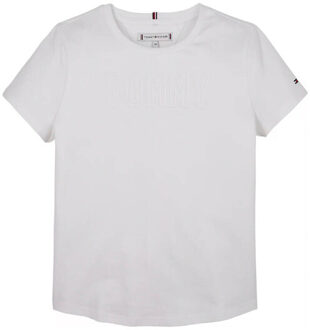 Tommy Hilfiger T-shirt kg0kg08709 Wit - 152