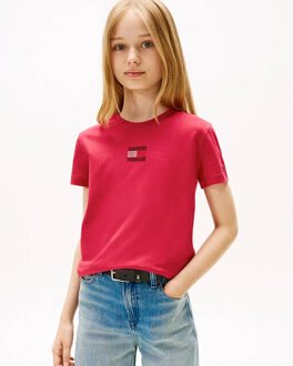Tommy Hilfiger T-shirt kg0kg09012 - maat 164 Roze