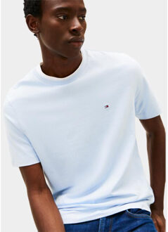 Tommy Hilfiger T-shirt korte mouw ess seasonal reg fit solid tee mw0mw39995/c1o - maat L Blauw