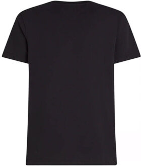 Tommy Hilfiger T-shirt korte mouw mw0mw40427 Zwart - XL