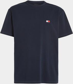 Tommy Hilfiger T-shirt korte mouw reg badge tee ex dm0dm17995/c1g Blauw - XL