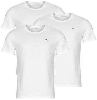 Tommy Hilfiger T-shirt Korte Mouw Tommy Hilfiger 3P SS TEE X3" Wit - M, L, XL