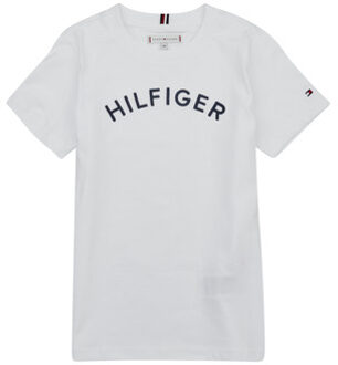 Tommy Hilfiger T-shirt Korte Mouw Tommy Hilfiger U HILFIGER ARCHED TEE" Wit - 4 jaar,5 jaar