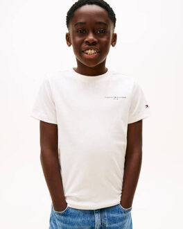 Tommy Hilfiger T-shirt ks0ks00661 - maat 152 Wit