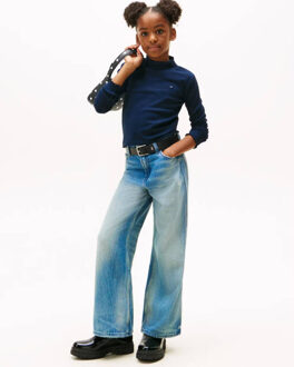 Tommy Hilfiger T-shirt lange mouw kg0kg08802 Blauw - 164