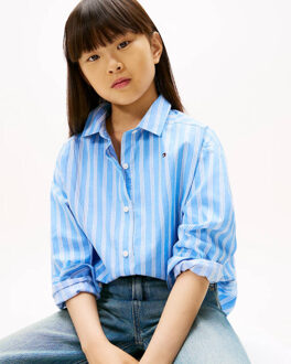 Tommy Hilfiger T-shirt lange mouw kg0kg08820 Lichtblauw - 152