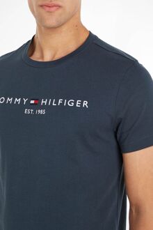 Tommy Hilfiger T-shirt Logo Military Denim Donkerblauw - L,M,XL