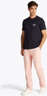 Tommy Hilfiger T-shirt Logo Monotype Navy Donkerblauw - L,XL,XXL