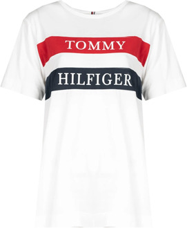 Tommy Hilfiger T-shirt met korte mouwen Tommy Hilfiger , White , Dames - XS