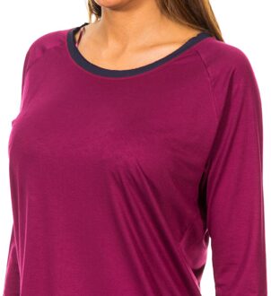 Tommy Hilfiger T-shirt met lange mouwen en ronde hals 1487904686 vrouw - maat Violet