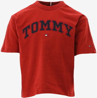 Tommy Hilfiger T-shirt rood - 140/10J;176/16J