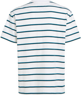 Tommy Hilfiger T-shirt Stripe White/Green  S Wit