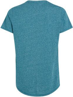 Tommy Hilfiger T-shirt Timeless Teal  L Blauw, Groen