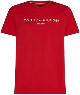 Tommy Hilfiger T-shirt Tommy Hilfiger , Rood , Heren - L