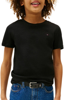 Tommy Hilfiger T-shirt van biologisch katoen Zwart - 176