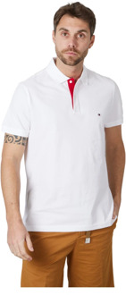 Tommy Hilfiger T-shirts en Polos Wit Tommy Hilfiger , White , Heren - Xl,L
