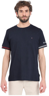 Tommy Hilfiger T-Shirts Tommy Hilfiger , Blue , Heren - 2Xl,L,S