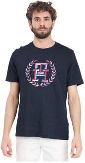 Tommy Hilfiger T-Shirts Tommy Hilfiger , Blue , Heren - L,S