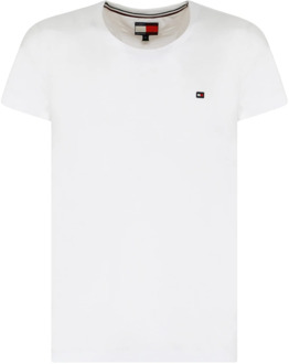Tommy Hilfiger T-Shirts Tommy Hilfiger , White , Heren - 2Xl,Xl,L,M