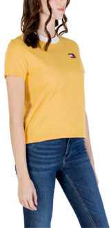 Tommy Hilfiger T-shirts women t-shirt Geel - S