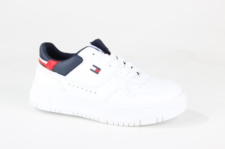 Tommy Hilfiger T3x9-33367-1355100 white unisex kinder sneakers Wit - 30