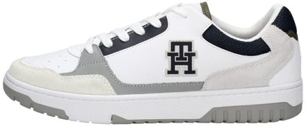 Tommy Hilfiger Th Basket Street Mix Wit - 41