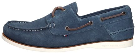Tommy Hilfiger Th Boat Shoe Core Suede Licht blauw - 41