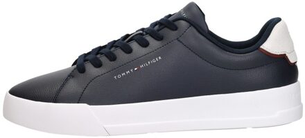 Tommy Hilfiger Th Court Lth Detail Ess Blauw - 41