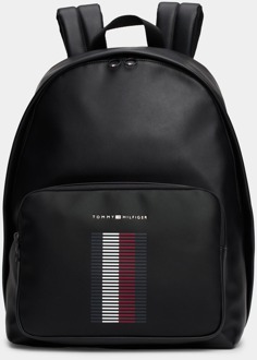 Tommy Hilfiger TH Foundation Pique Heren Rugzak Zwart