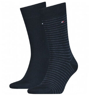 Tommy Hilfiger Th men sock 100001496 322 Blauw - 39-42