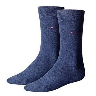 Tommy Hilfiger Th men sock 371111-356 jeans Blauw - 43-46