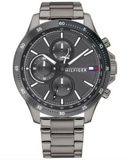 Tommy Hilfiger TH1791719 Horloge  - Staal - Grijs - Ø  46 mm