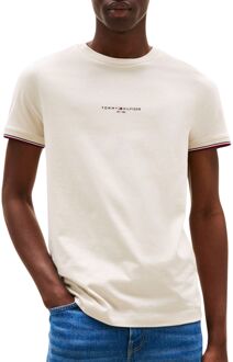 Tommy Hilfiger Tipped Slim Crew Shirt Heren - L