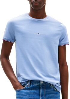 Tommy Hilfiger Tipped Slim Crew Shirt Heren - XL