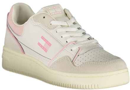 Tommy Hilfiger Tj Retro Sneakers Leer Suède - maat Ivoor