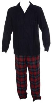 Tommy Hilfiger Tommy Flannel Pyjama Versch.kleure/Patroon,Blauw,Rood - Medium,Large