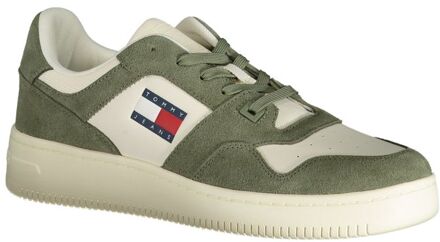 Tommy Hilfiger Tommy Jeans Court Sneakers Casual Stijl Salie Groen - EU 45